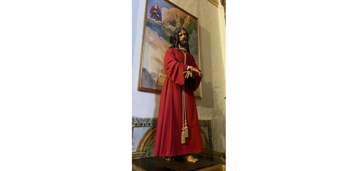 Túnica de sarga granate, Ntro. Padre Jesús de la Redención (Palma de Mallorca)